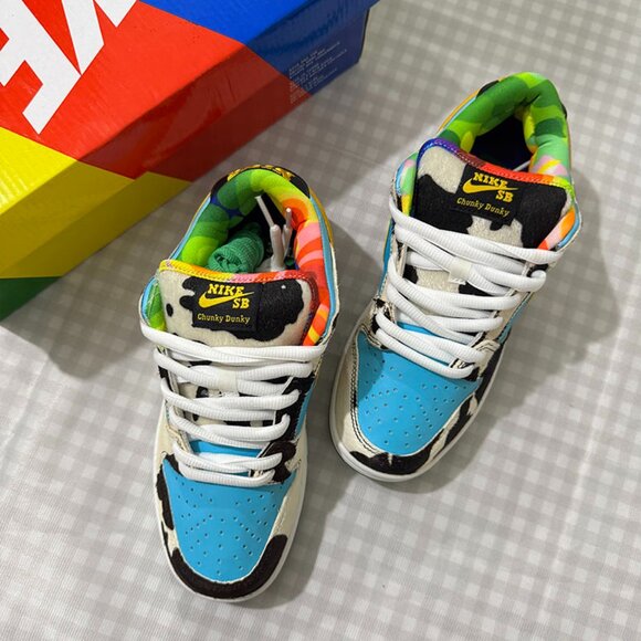 Nike Ben Jerry's Block Sb Dunk Low - Picture 1 of 5